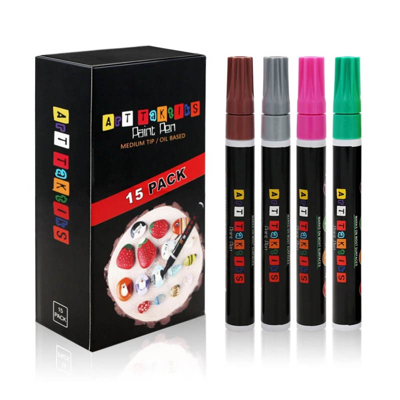15 colors Oil paint marker pen